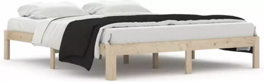 VidaXL -Bedframe-massief-grenenhout-160x200-cm - Foto 2