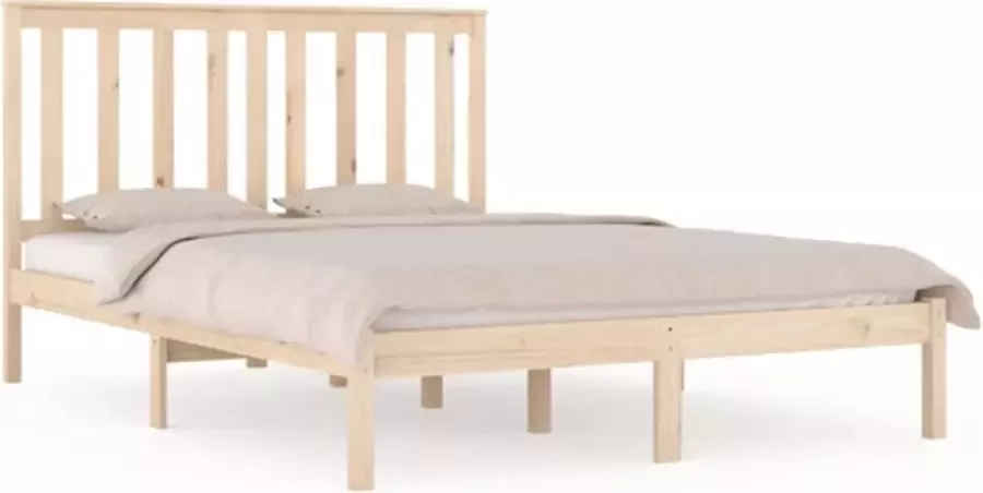 VidaXL -Bedframe-massief-grenenhout-160x200-cm - Foto 3