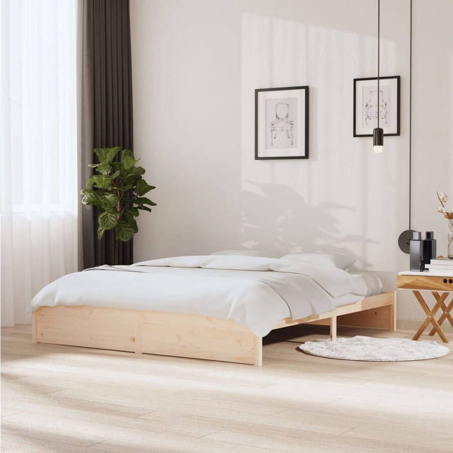 VidaXL -Bedframe-massief-grenenhout-180x200-cm - Foto 2