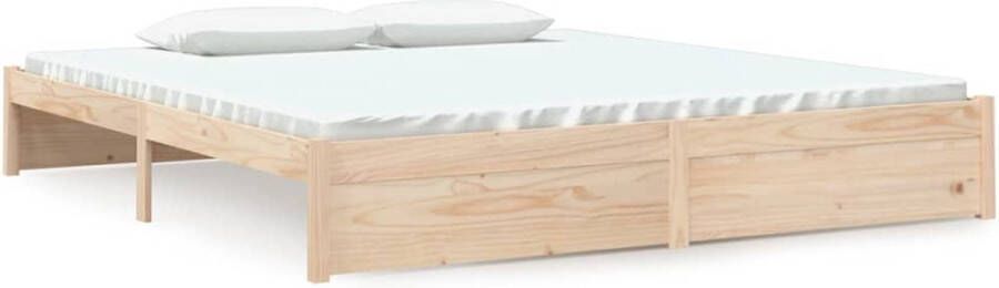 VidaXL -Bedframe-massief-grenenhout-180x200-cm