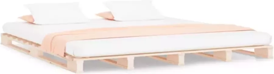 VidaXL -Palletbed-massief-grenenhout-180x200-cm-6FT-Super-King - Foto 3