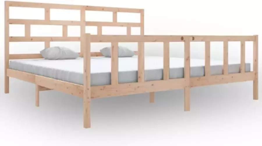 VidaXL -Bedframe-massief-grenenhout-180x200-cm - Foto 3
