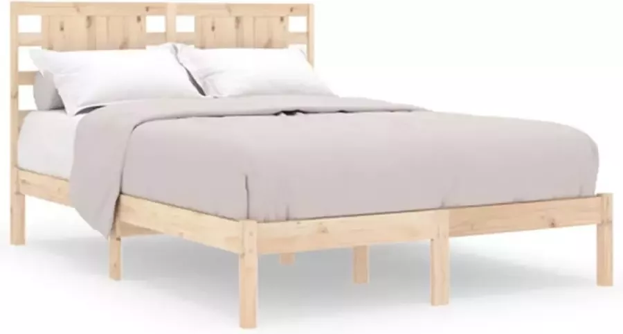 VidaXL Bedframe zonder matras massief grenenhout 200x200 cm - Foto 5