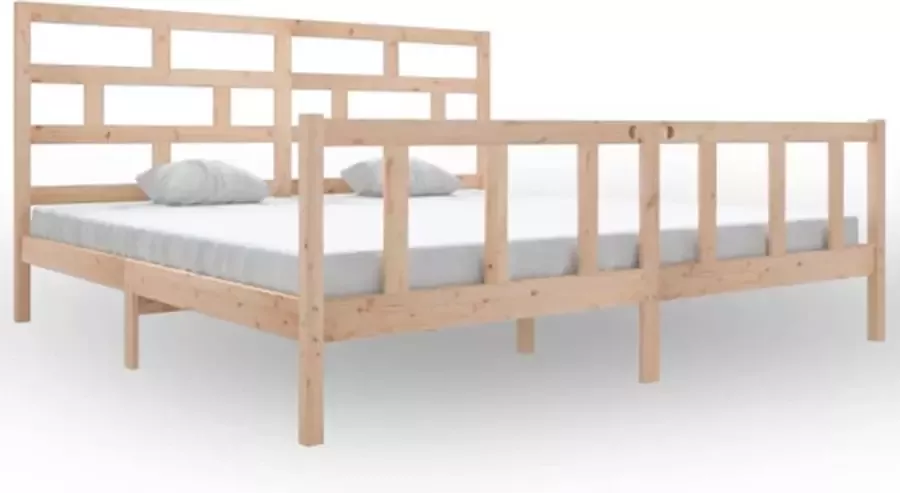 VidaXL -Bedframe-massief-grenenhout-200x200-cm - Foto 3