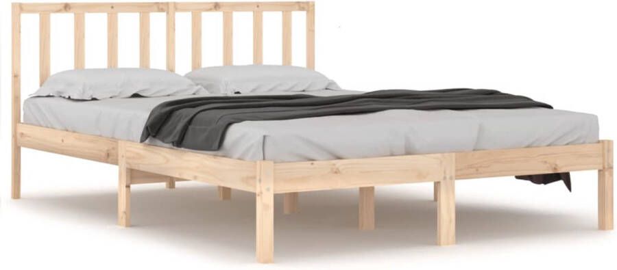 VidaXL -Bedframe-massief-grenenhout-200x200-cm - Foto 2