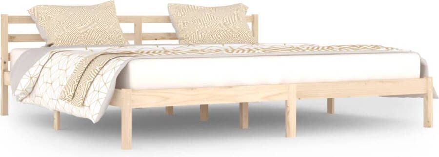 VidaXL -Bedframe-massief-grenenhout-200x200-cm - Foto 2