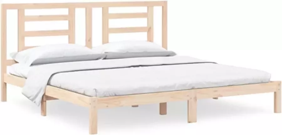 VidaXL Bedframe zonder matras massief grenenhout 200x200 cm - Foto 3