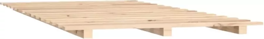 VIDAXL Bedframe massief grenenhout 75x190 cm - Foto 2