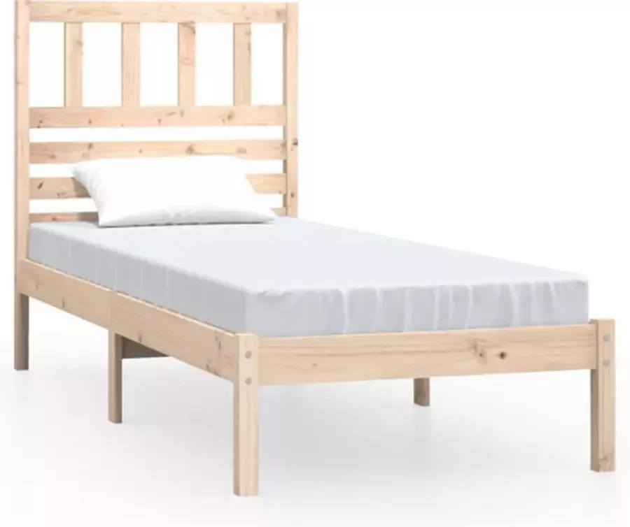 VidaXL Bedframe massief grenenhout 90x190 cm - Foto 2