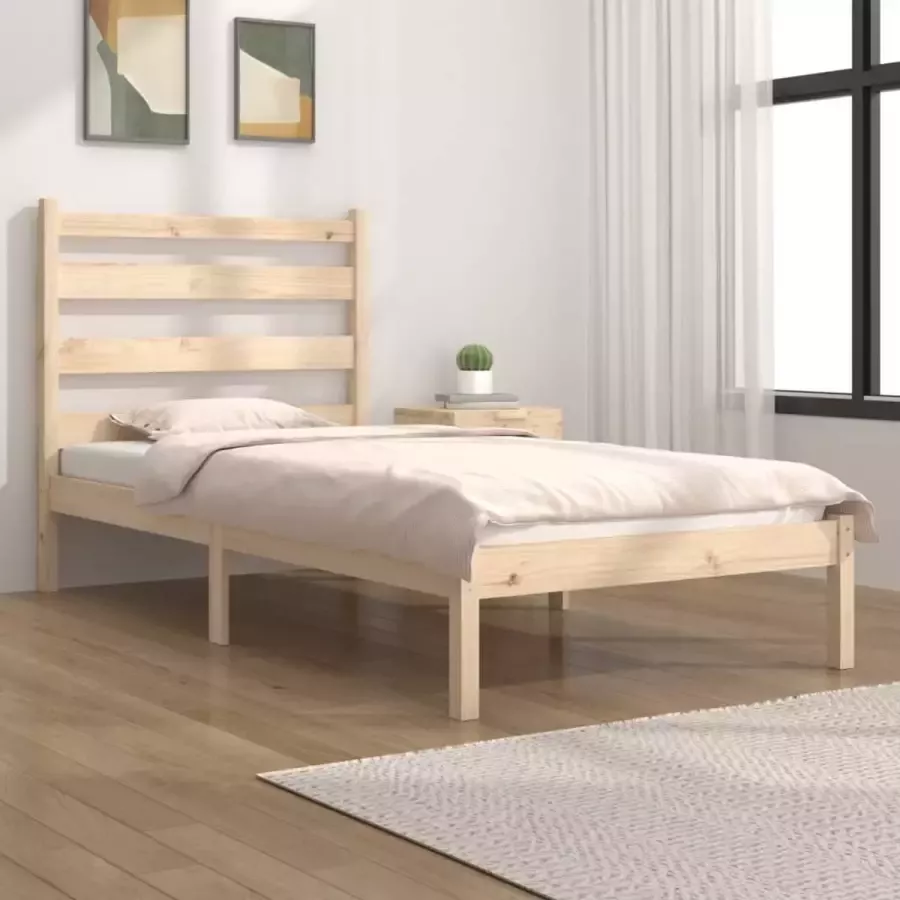 VidaXL -Bedframe-massief-grenenhout-90x190-cm-3FT-Single - Foto 2