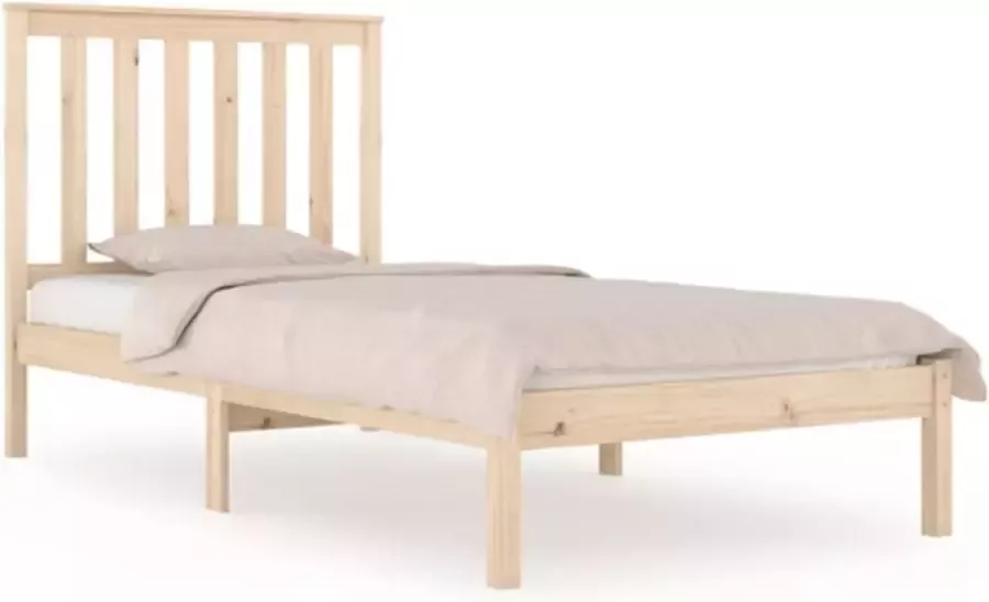 VidaXL Bedframe massief grenenhout 90x190 cm 3FT Single - Foto 3