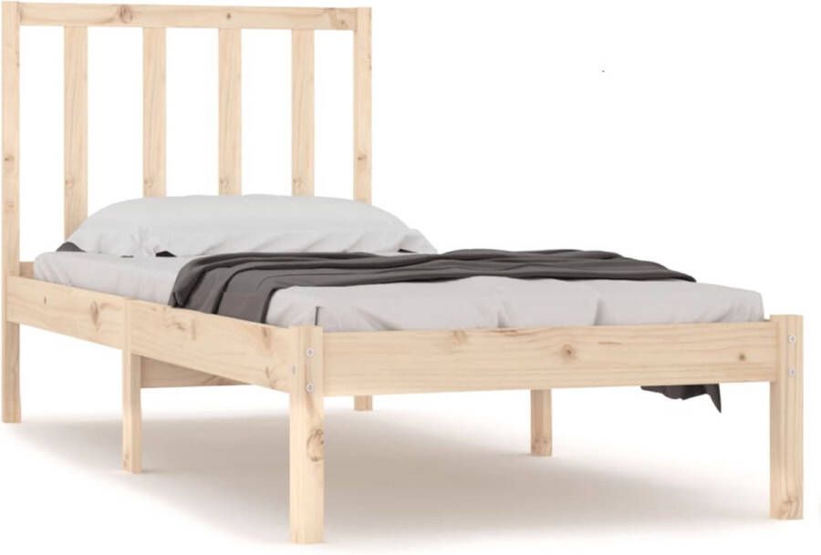 VidaXL Bedframe massief grenenhout 90x190 cm - Foto 3