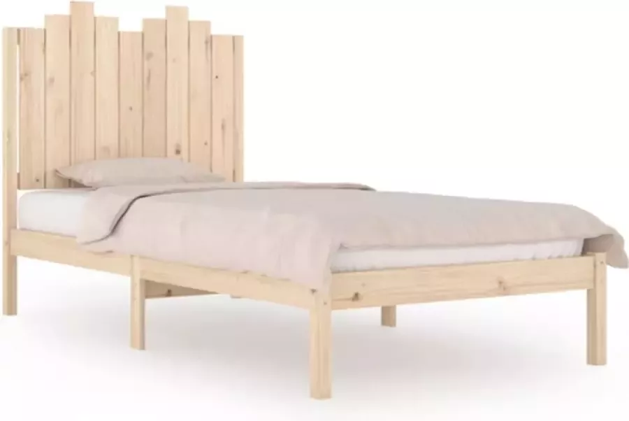 VidaXL -Bedframe-massief-grenenhout-90x200-cm - Foto 2