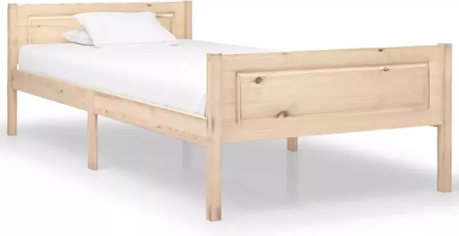 VidaXL -Bedframe-massief-grenenhout-90x200-cm - Foto 2