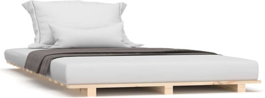 VidaXL -Bedframe-massief-grenenhout-90x200-cm