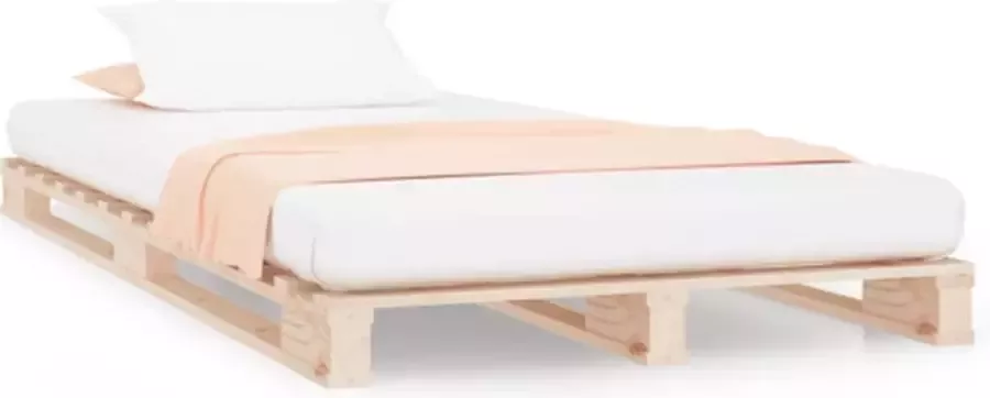 VidaXL -Palletbed-massief-grenenhout-90x200-cm - Foto 3