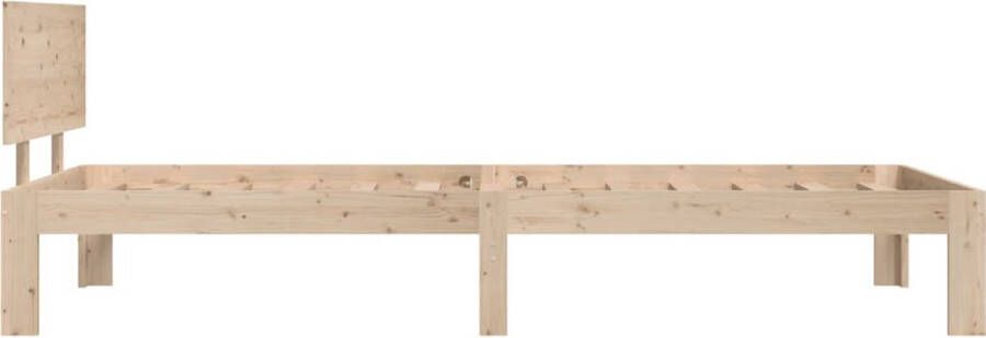 VidaXL -Bedframe-massief-grenenhout-90x200-cm - Foto 2