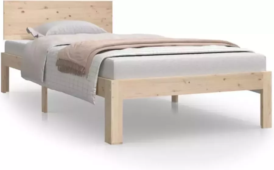 VidaXL -Bedframe-massief-grenenhout-90x200-cm - Foto 3