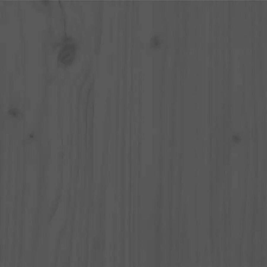 VidaXL -Bedframe-massief-grenenhout-grijs-120x200-cm - Foto 2