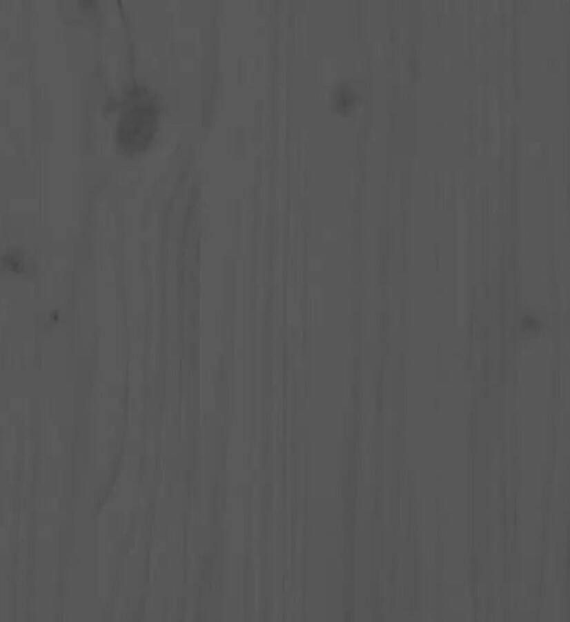VidaXL -Bedframe-massief-grenenhout-grijs-120x200-cm - Foto 2