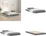 VidaXL Bedframe massief grenenhout grijs 90x200 cm Bedframe Bedframes Eenpersoonsbed Bed - Thumbnail 4