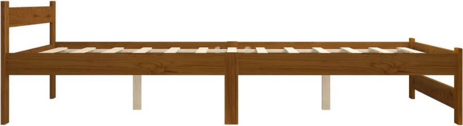 VidaXL -Bedframe-massief-grenenhout-honingbruin-120x200-cm - Foto 2