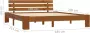 VIDAXL Bedframe massief grenenhout honingbruin 180x200 cm - Thumbnail 1
