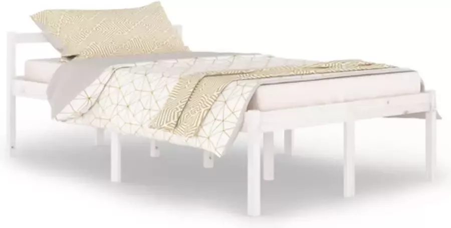 VidaXL -Seniorenbed-massief-grenenhout-wit-120x200-cm - Foto 5