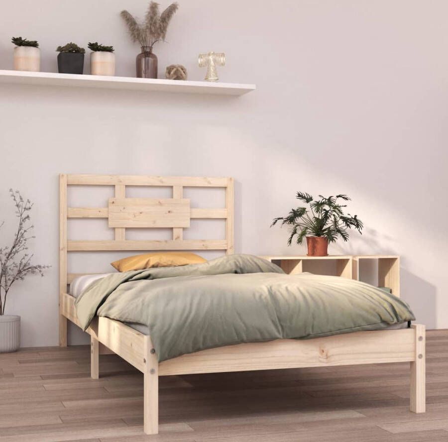 VidaXL -Bedframe-massief-hout-100x200-cm
