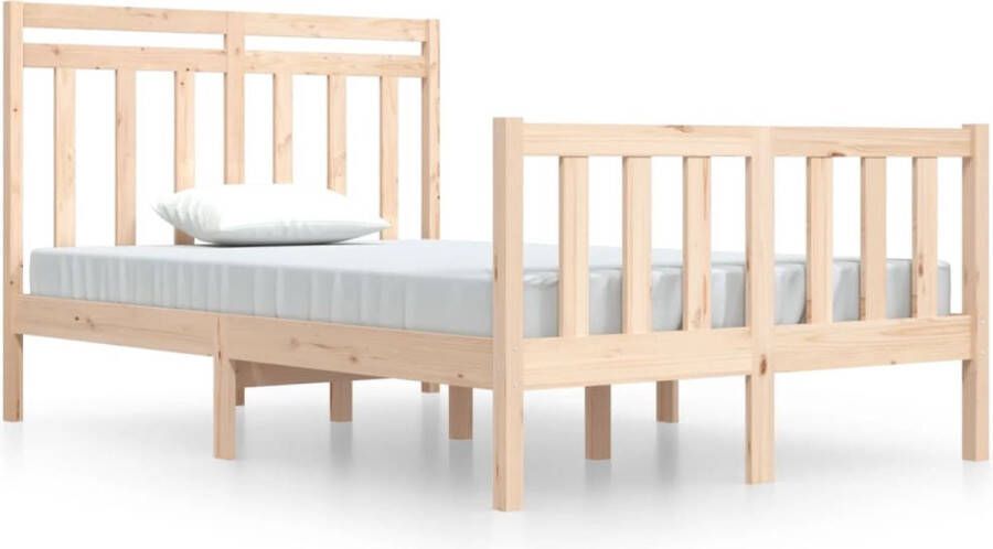 VidaXL -Bedframe-massief-hout-120x190-cm-4FT-Small-Double