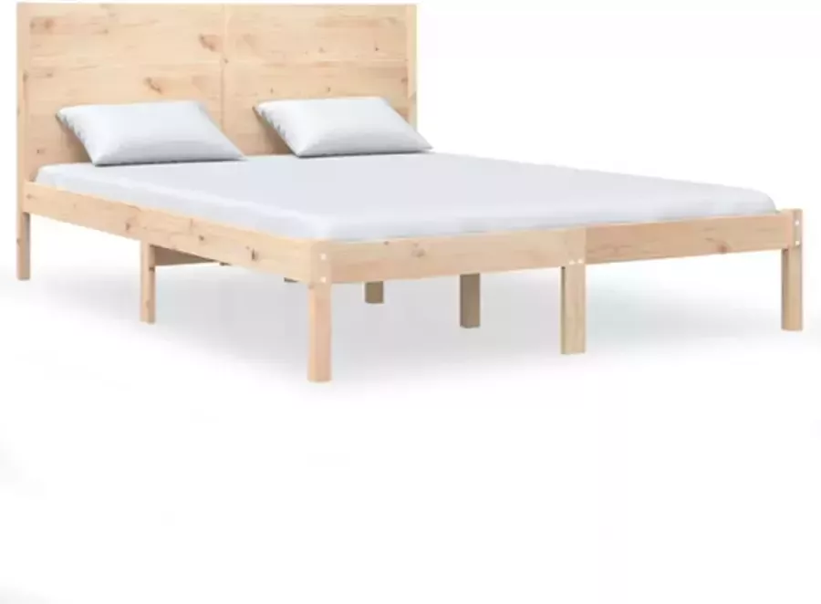 VidaXL Bedframe massief hout 120x190 cm 4FT Small Double - Foto 3