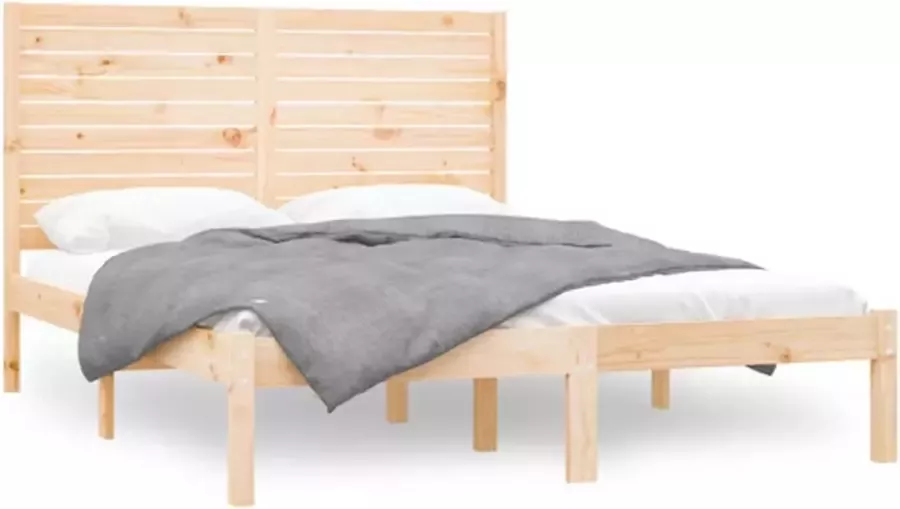 VidaXL -Bedframe-massief-hout-120x200-cm - Foto 2