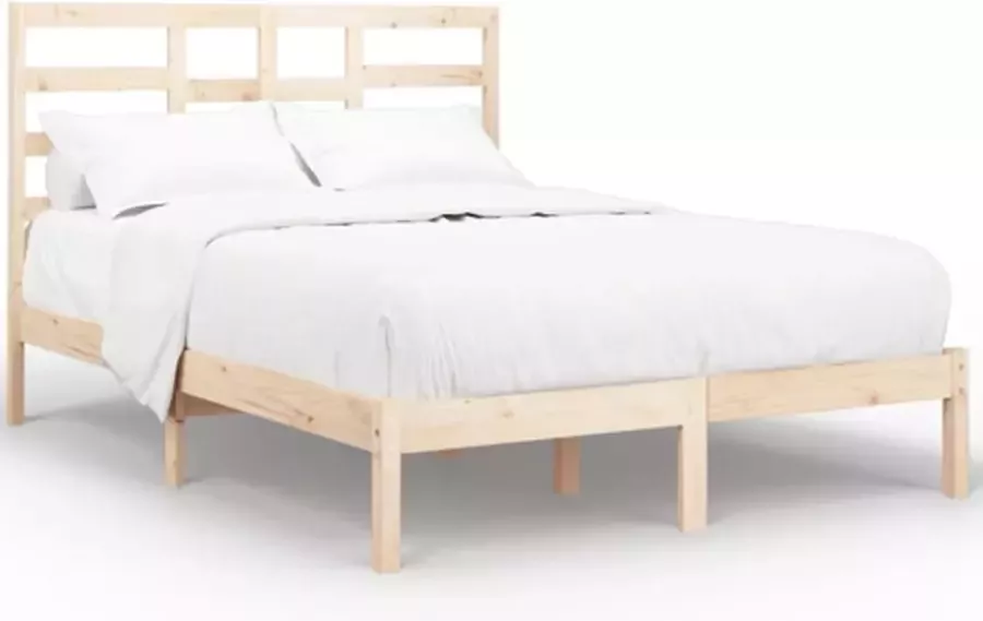 VIDAXL Bedframe zonder matras massief hout 120x200 cm - Foto 4