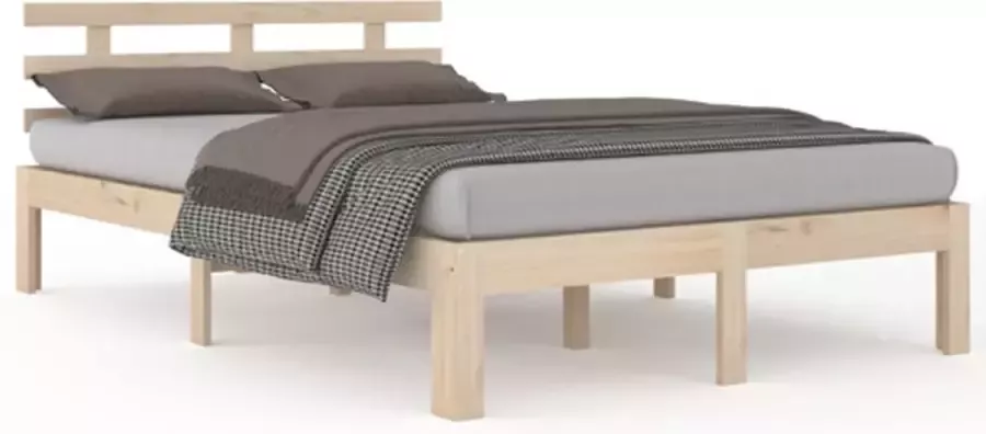 VIDAXL Bedframe zonder matras massief hout 120x200 cm - Foto 3