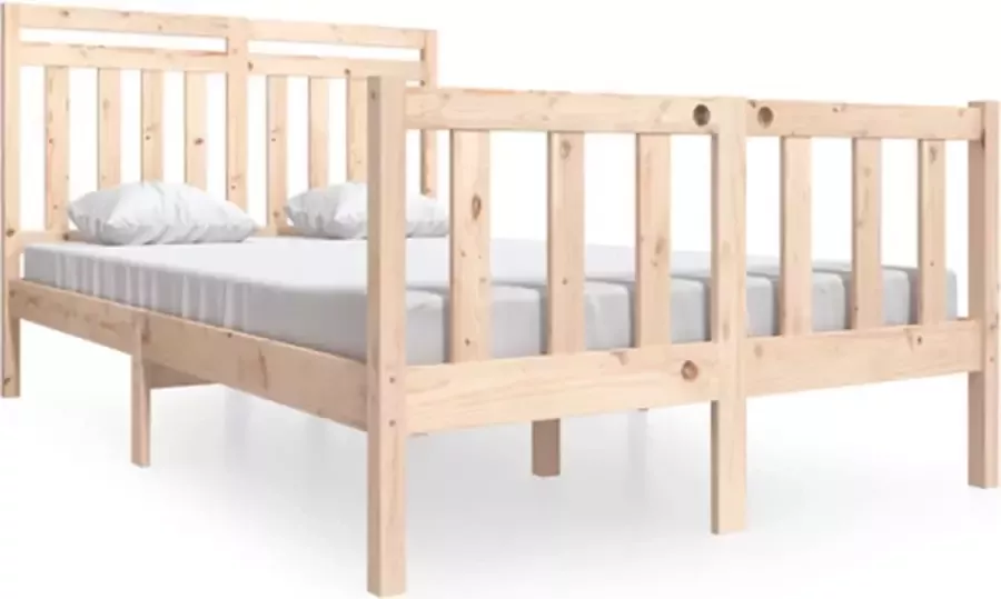 VidaXL -Bedframe-massief-hout-120x200-cm - Foto 2