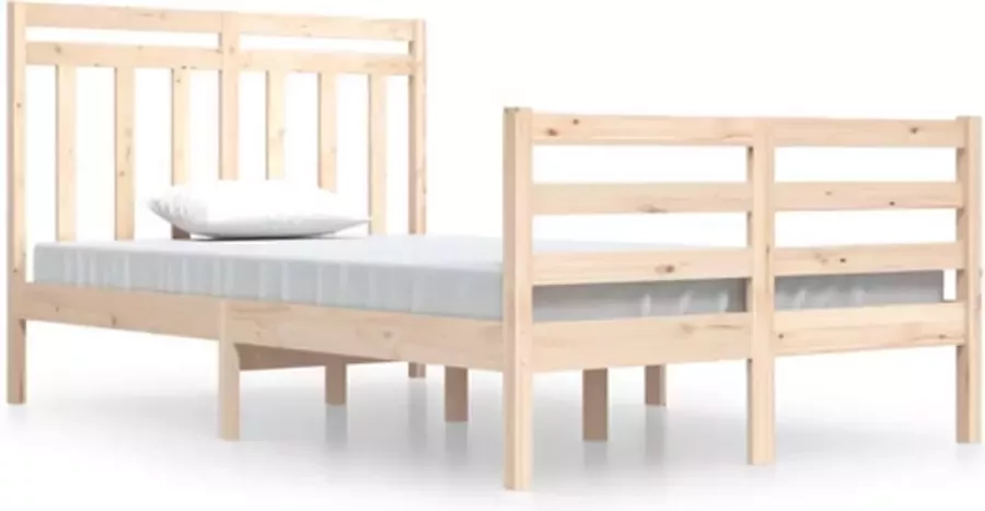 VidaXL -Bedframe-massief-hout-120x200-cm - Foto 2
