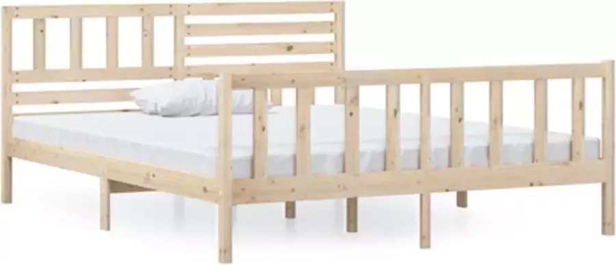 VidaXL -Bedframe-massief-hout-120x200-cm - Foto 2