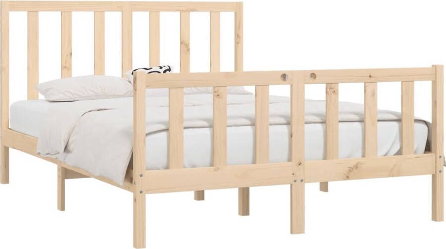 VidaXL -Bedframe-massief-hout-120x200-cm - Foto 3