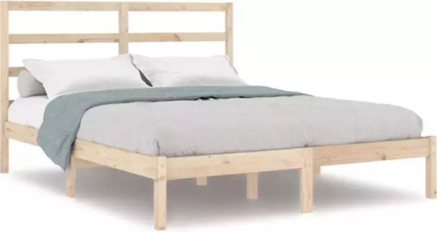 VidaXL -Bedframe-massief-hout-135x190-cm-4FT6-Double - Foto 11