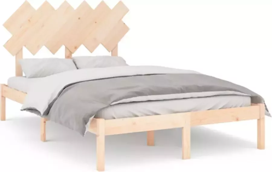 VidaXL -Bedframe-massief-hout-135x190-cm-4FT6-Double - Foto 15