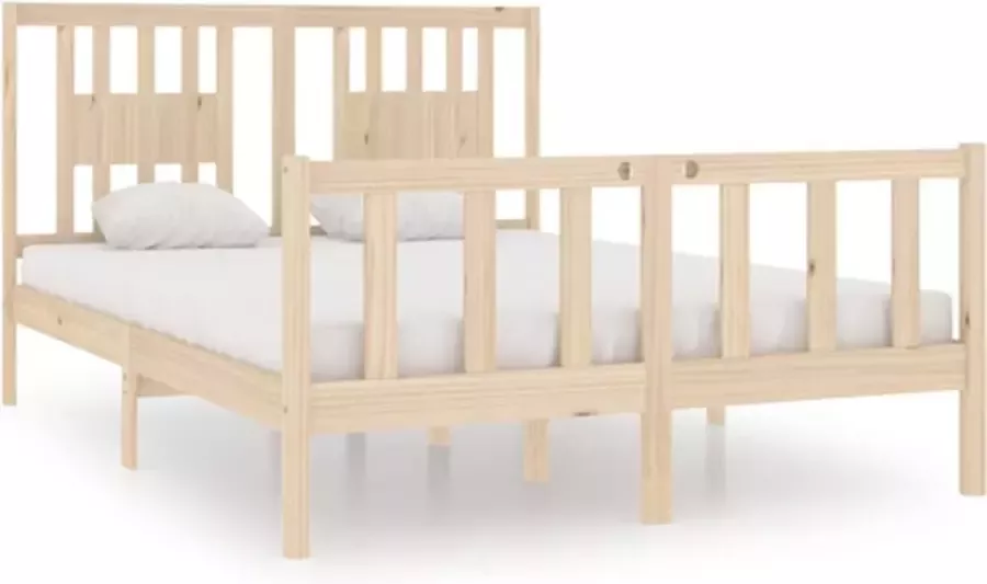 VidaXL -Bedframe-massief-hout-140x190-cm - Foto 9