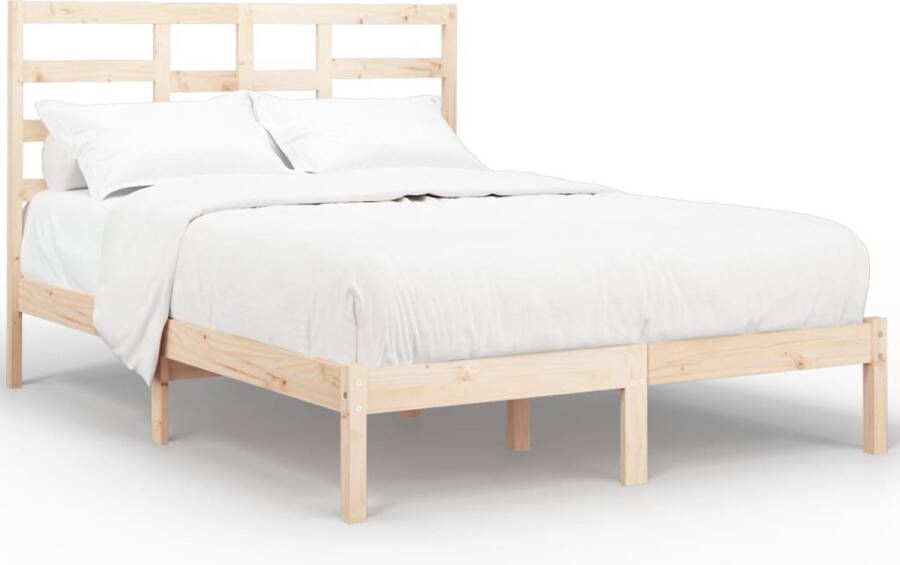 VidaXL -Bedframe-massief-hout-140x190-cm - Foto 3