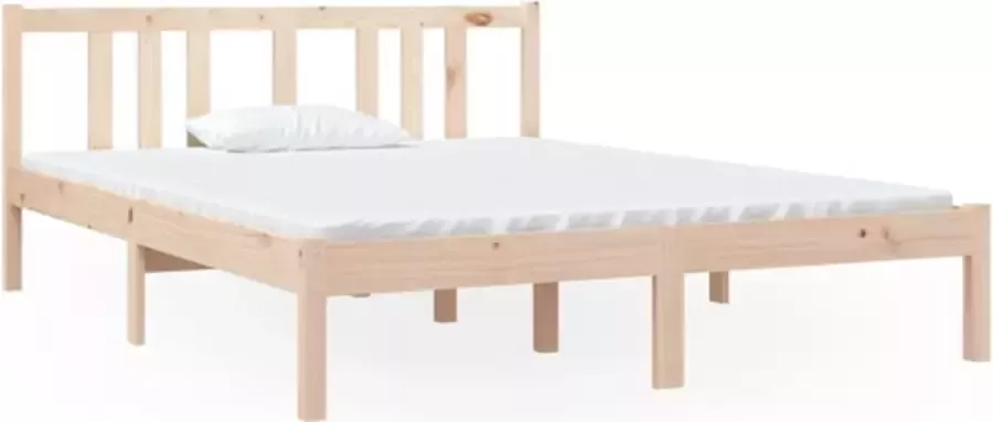 VidaXL -Bedframe-massief-hout-140x190-cm - Foto 10