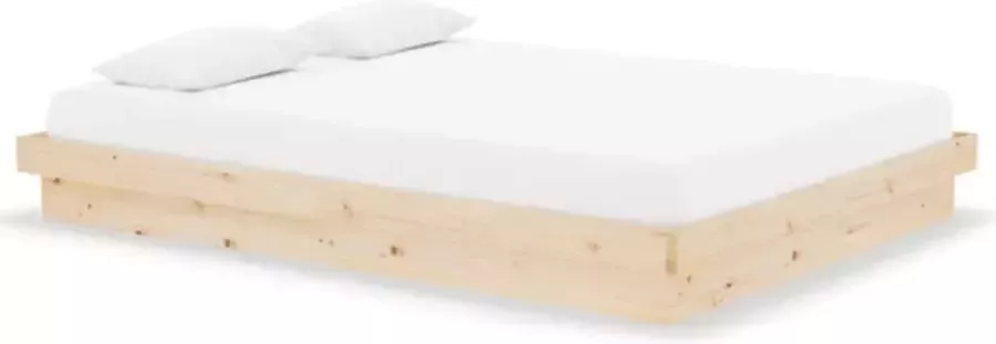 VidaXL Bedframe massief hout 140x190 cm 4FT6 Double - Foto 2