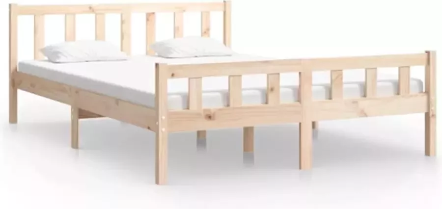 VidaXL -Bedframe-massief-hout-140x200-cm - Foto 2