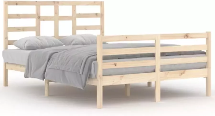 VidaXL -Bedframe-massief-hout-140x200-cm - Foto 3