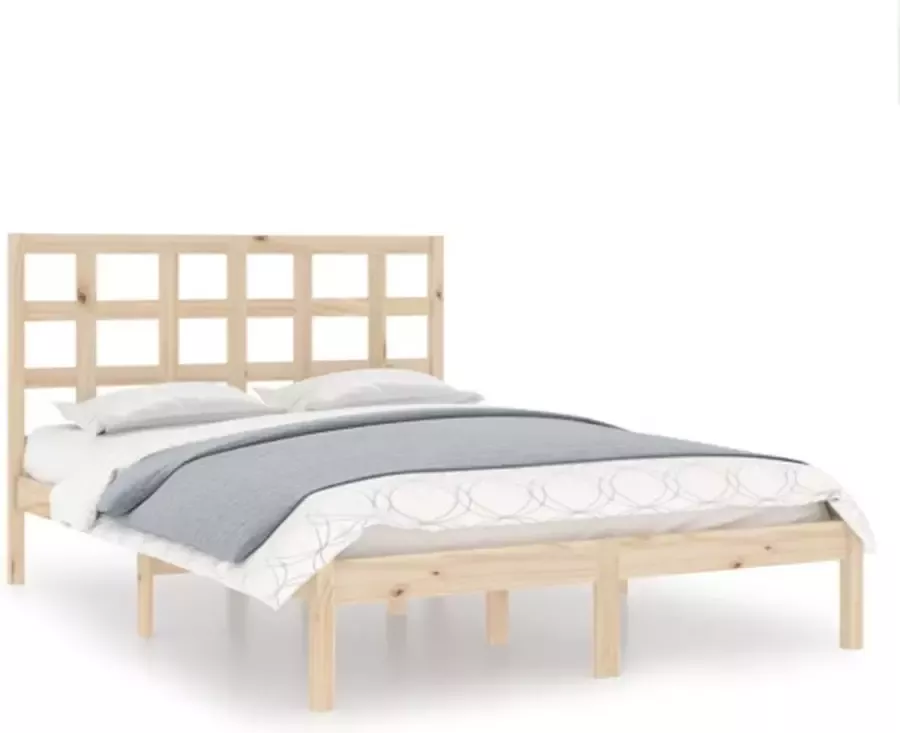 VidaXL -Bedframe-massief-hout-150x200-cm-5FT-King-Size - Foto 3