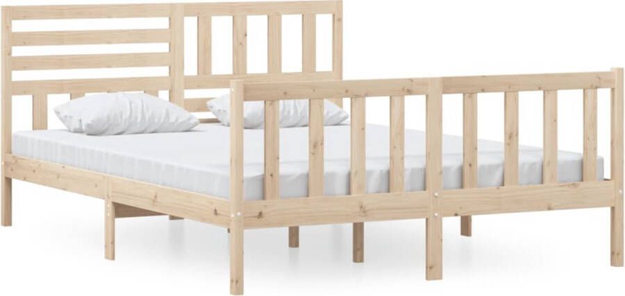 VidaXL -Bedframe-massief-hout-150x200-cm-5FT-King-Size
