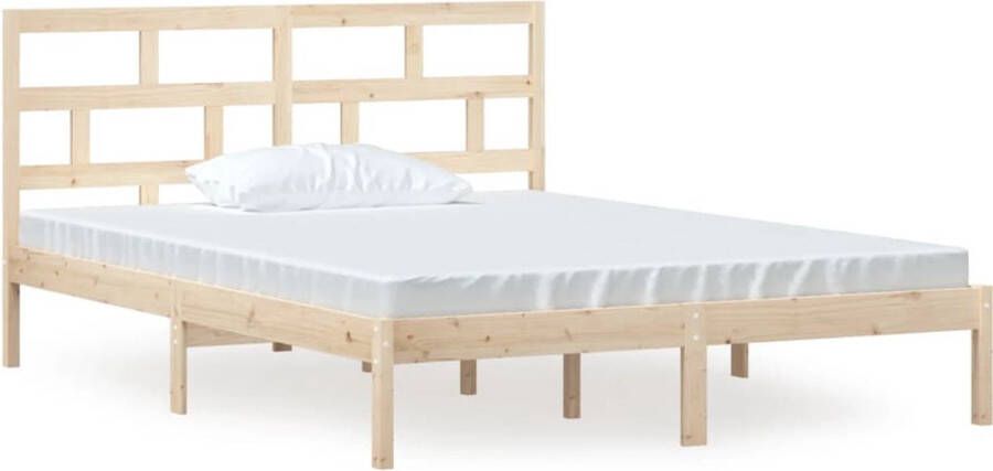 VidaXL -Bedframe-massief-hout-150x200-cm-5FT-King-Size - Foto 4