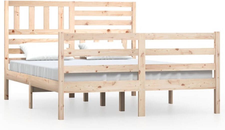 VidaXL -Bedframe-massief-hout-150x200-cm-5FT-King-Size